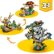 Image : LEGO 31388 Animaux sauvages: la famille de koalas - Creator 3-en-1