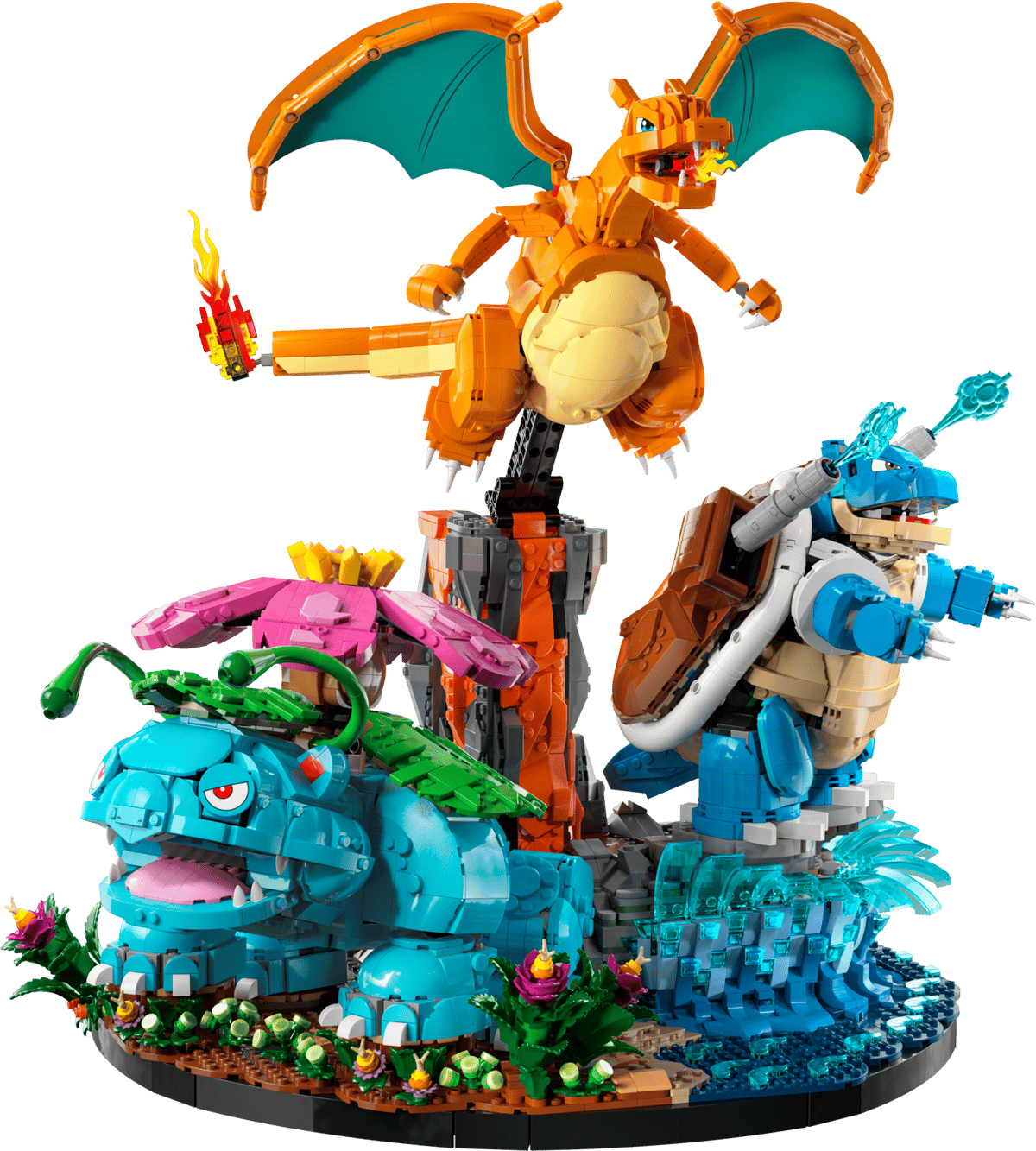 Image : LEGO 72153 Florizarre Dracaufeu et Tortank - Pokemon