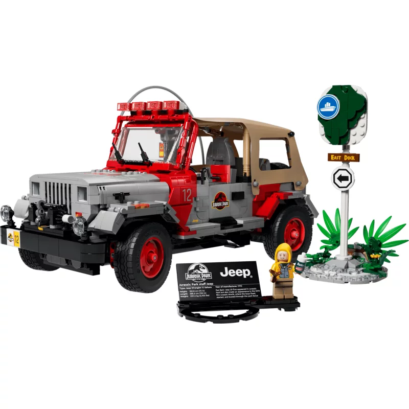 Image : LEGO 77984 Jurassic Park Jeep Wrangler - Jurassic World