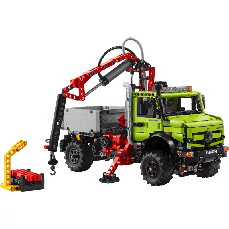 Image : LEGO 42242 Mercedes-Benz Unimog U 5023 avec grue - Technic