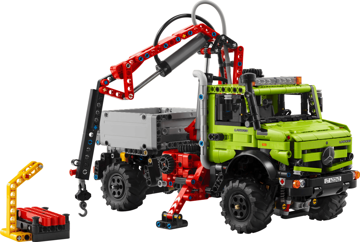Image : LEGO 42242 Mercedes-Benz Unimog U 5023 avec grue - Technic