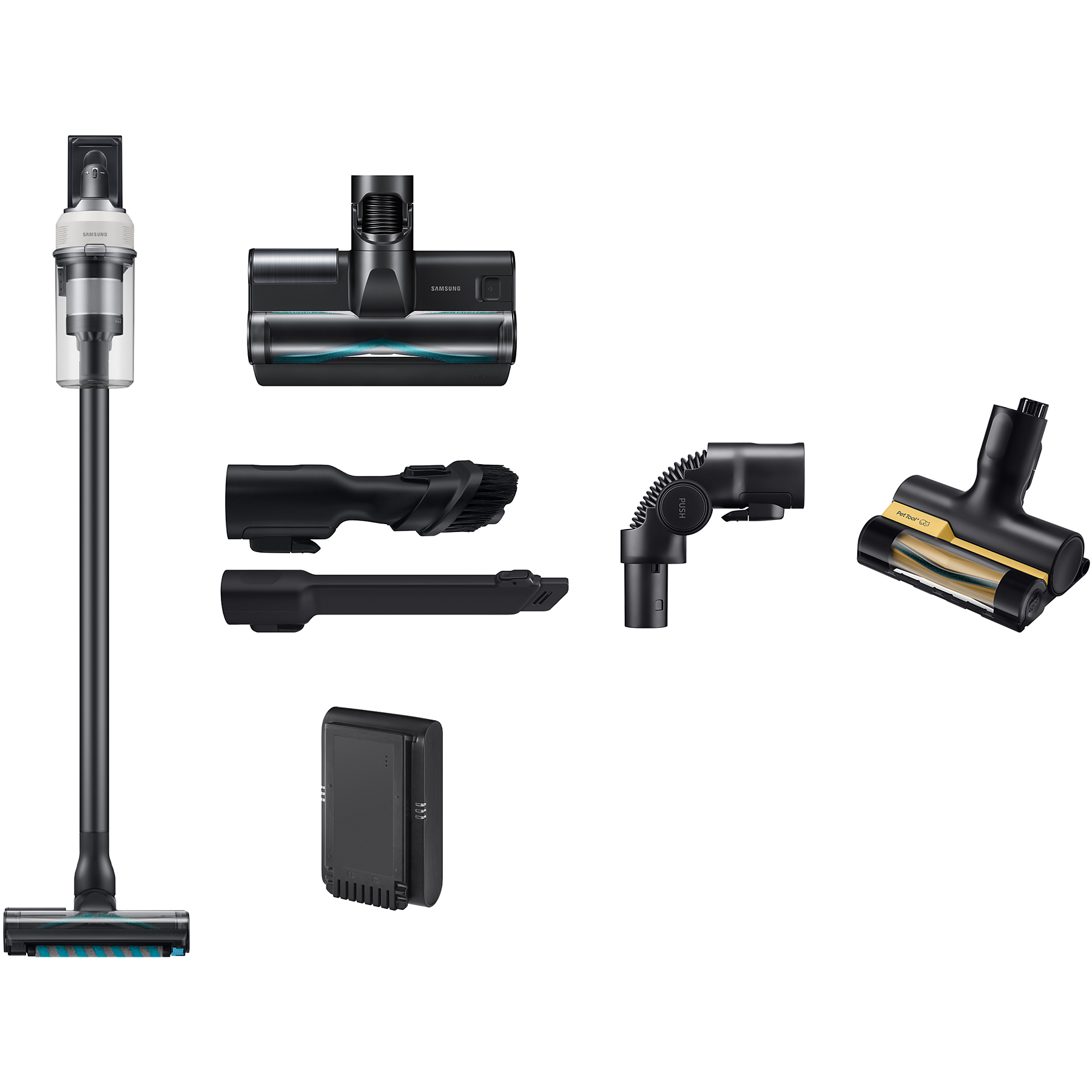 Image : SAMSUNG Jet 85S Pet VS70H25XLG/WD - Aspirateur balai