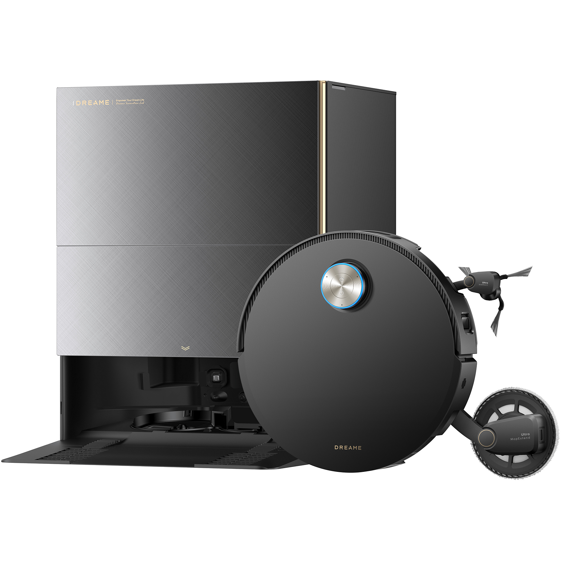Image : DREAME X60 Pro Ultra Complete Gris - Robot Aspirateur Laveur