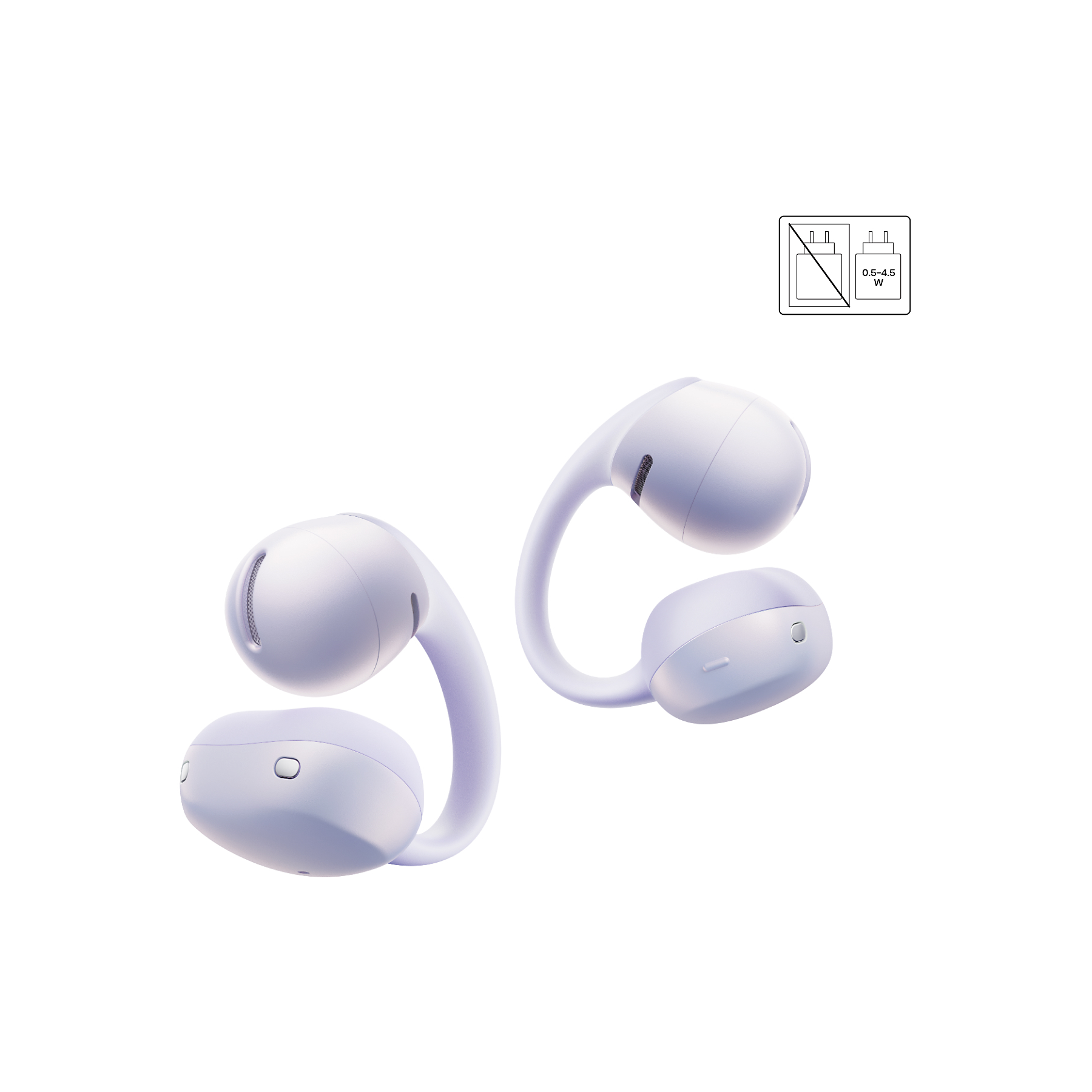 Image : SHOKZ OpenDots Air Violet - Ecouteurs
