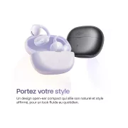 Image : SHOKZ OpenDots Air Violet - Ecouteurs