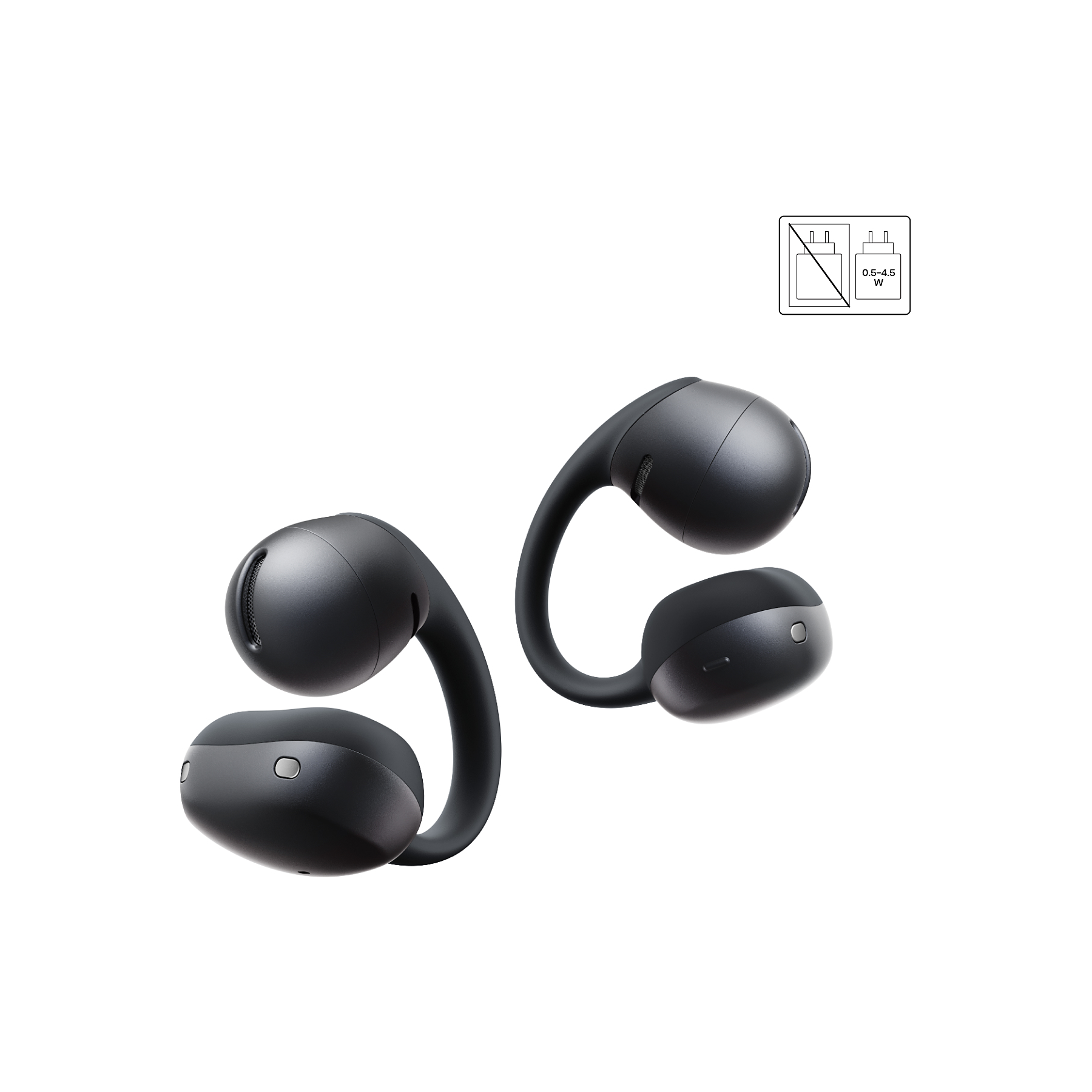 Image : SHOKZ OpenDots Air Noir - Ecouteurs