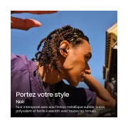 Image : SHOKZ OpenDots Air Noir - Ecouteurs