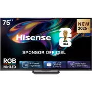 Image : HISENSE 75UR8S - TV RGB Mini Led 75'