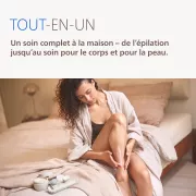Image : PHILIPS BRE738/00 - Epilateur électrique Kit bien-etre
