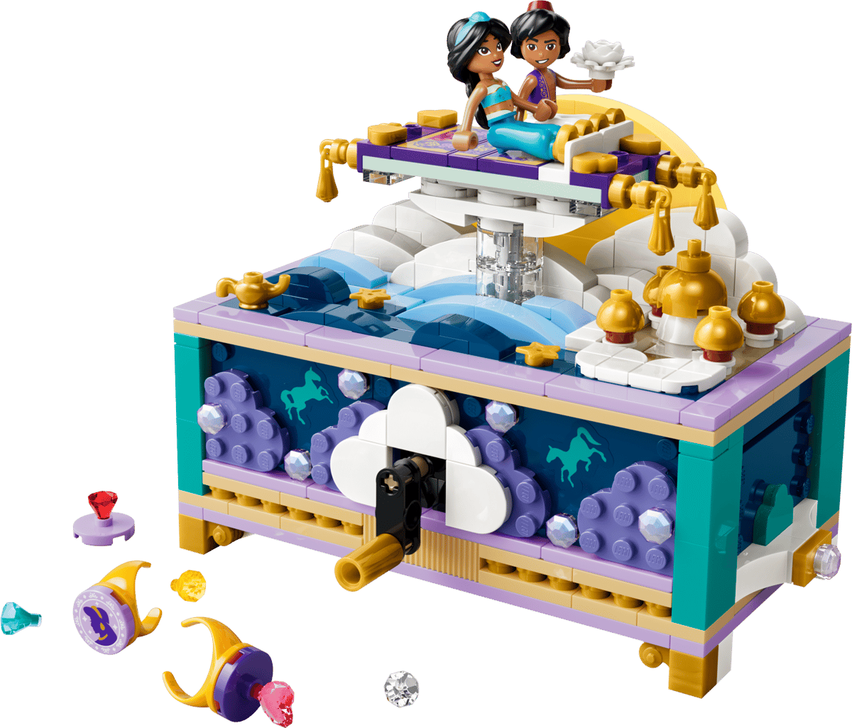 Image : LEGO 43295 La boîte à bijoux de Jasmine - Disney