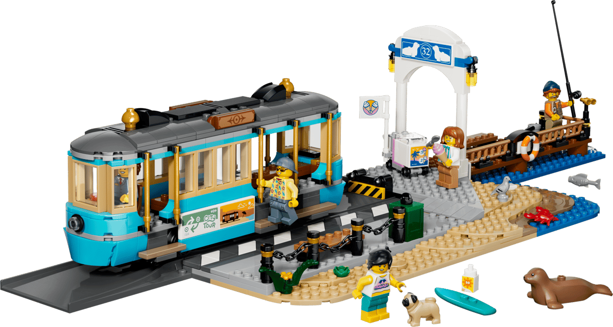 Image : LEGO 60506 Le tramway de bord de mer - City