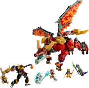 Image : LEGO 71868 Le robot dragon transformable de Braséra - NINJAGO
