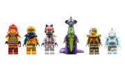Image : LEGO 71868 Le robot dragon transformable de Braséra - NINJAGO