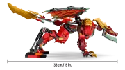 Image : LEGO 71868 Le robot dragon transformable de Braséra - NINJAGO