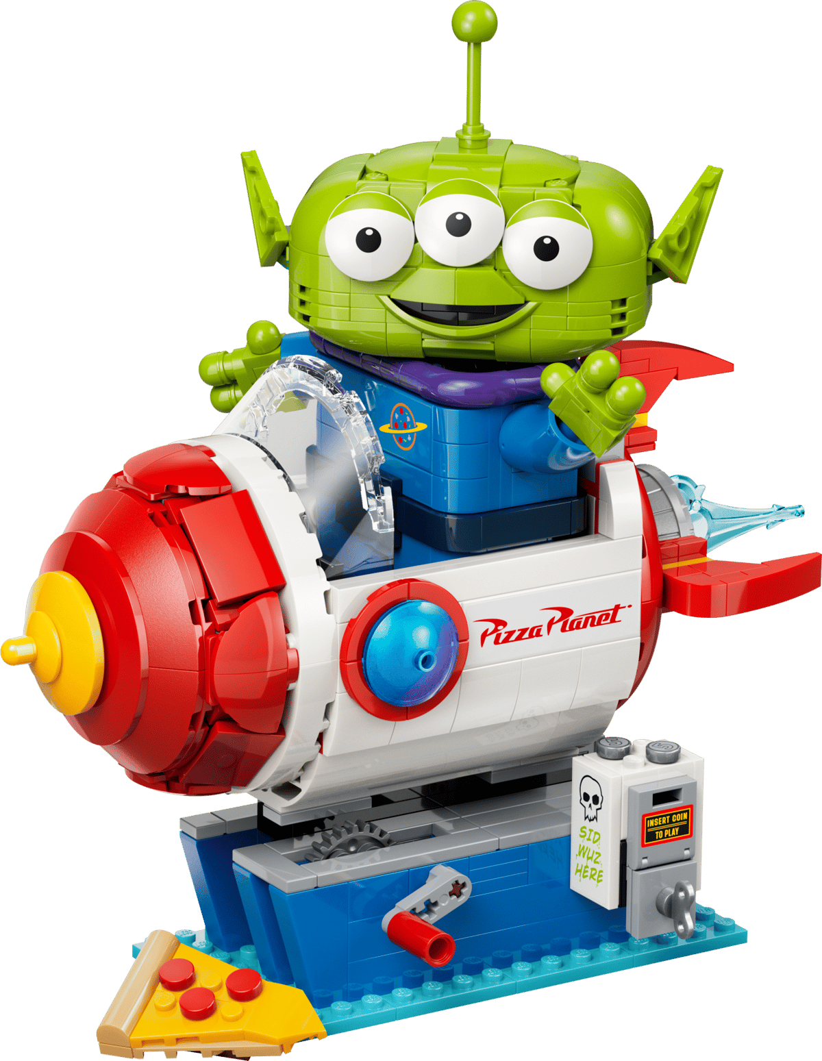 Image : LEGO 43307 Alien et la fusée Pizza Planet - Disney