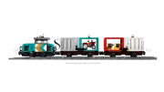 Image : LEGO 60509 Le train de marchandises du port avec grue et camion - City