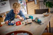 Image : LEGO 60509 Le train de marchandises du port avec grue et camion - City
