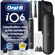 Image : ORAL-B iO6 Noire Luxe Edition - Brosse à dents électrique