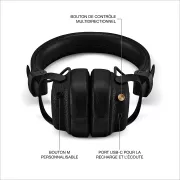 Image : MARSHALL Milton A.N.C. Noir - Casque