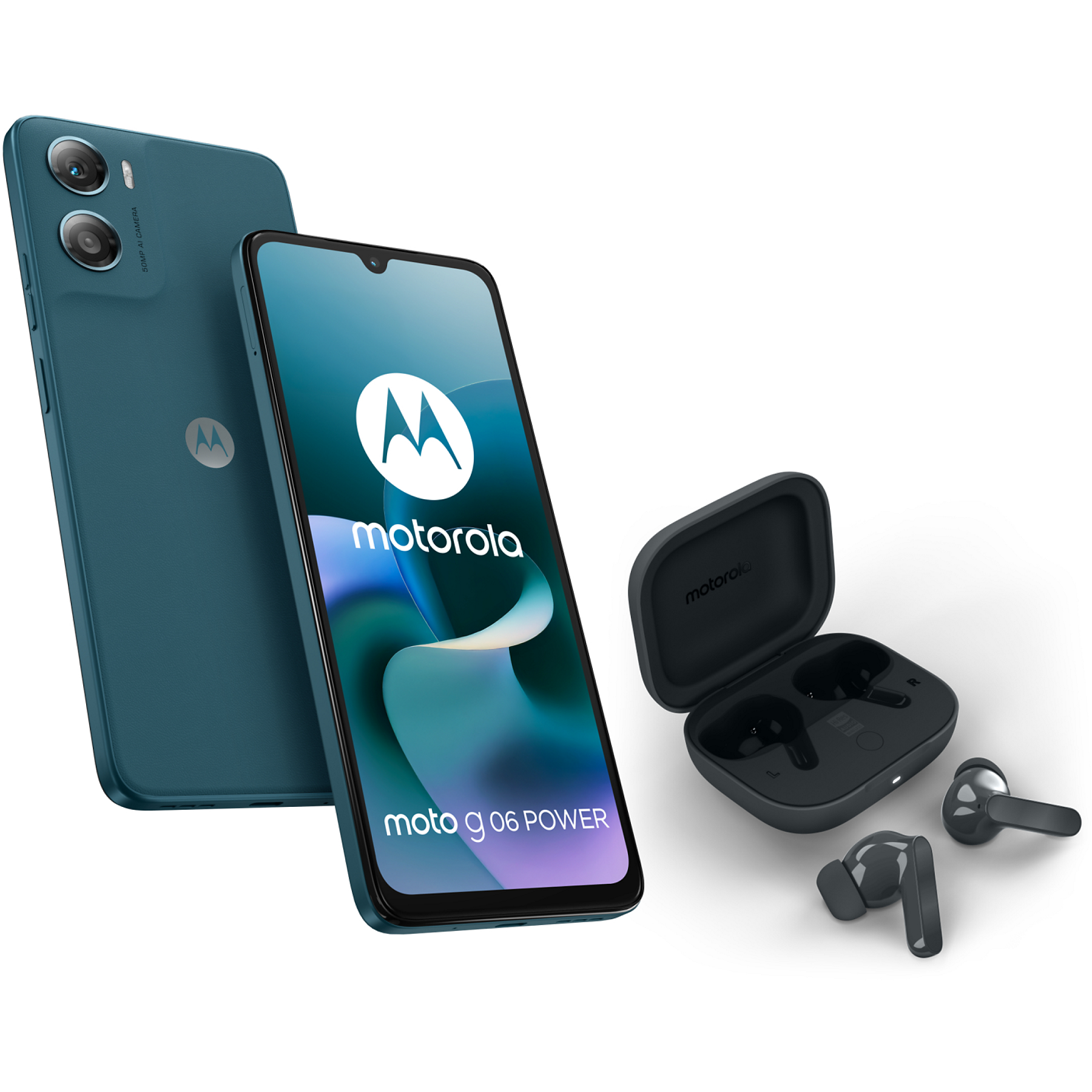 Image : MOTOROLA G06 Power 256Go + Buds - Pack Smartphone