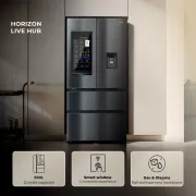 Image : HAIER HFW99F19ESSB - Réfrigérateur multi portes