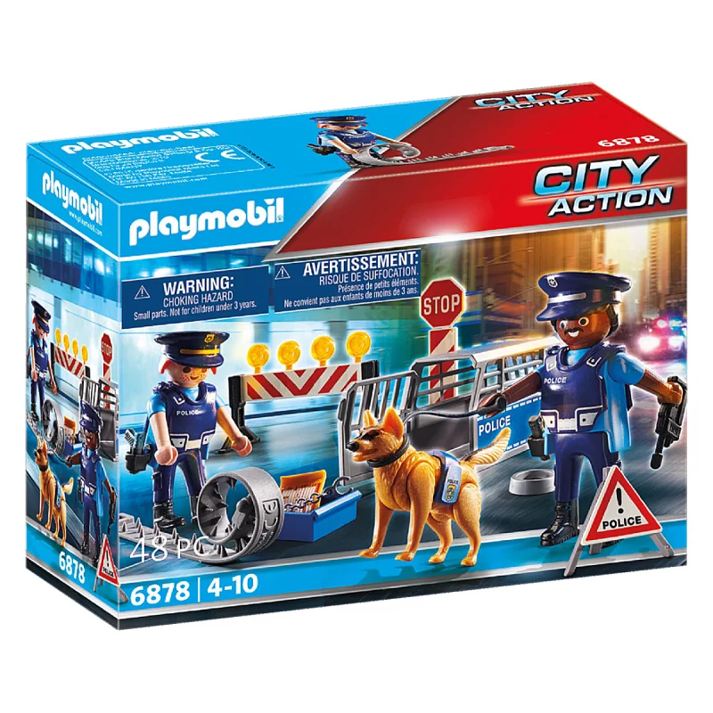Image : Playmobil 6878 Barrage de police - City Action
