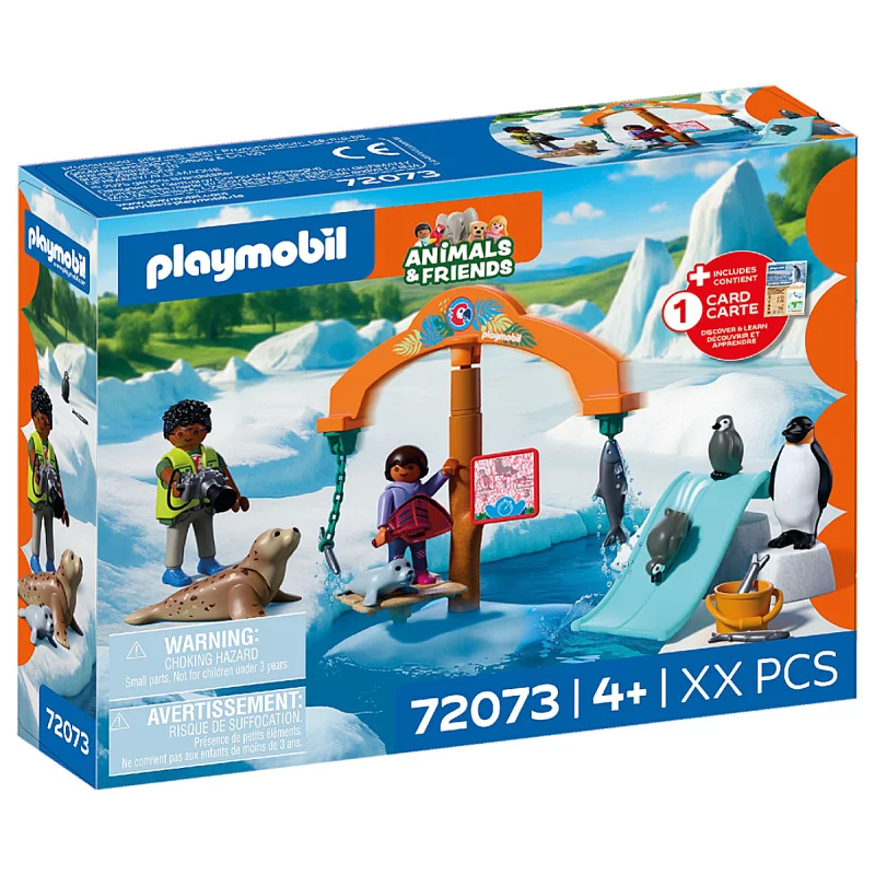 Image : Playmobil 72073 Zoo : A la découverte de la banquise - Animals and Friends