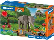 Playmobil Promo Pack 72068 Eléphants et soigneur animalier - Animals and Friends