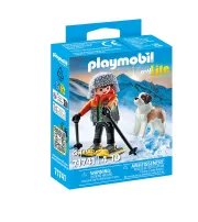 Playmobil 71741 Garçon en raquettes avec Saint-Bernard - My Life