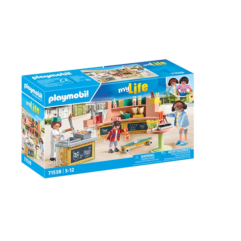 Image : Playmobil 71538 Stand de restauration rapide - My Life