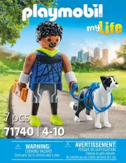Playmobil 71740 Homme sportif avec Border Collie - My Life