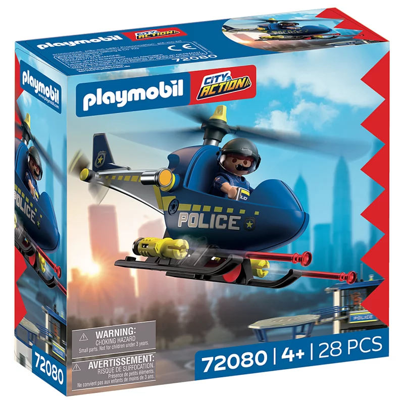 Image : Playmobil 72080 Hélicoptère de police - City Action