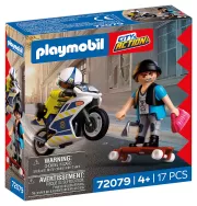 Playmobil 72079 Course-poursuite en moto - City Action