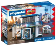 Playmobil 71874 Poste de police avec salle de recherches - City Action