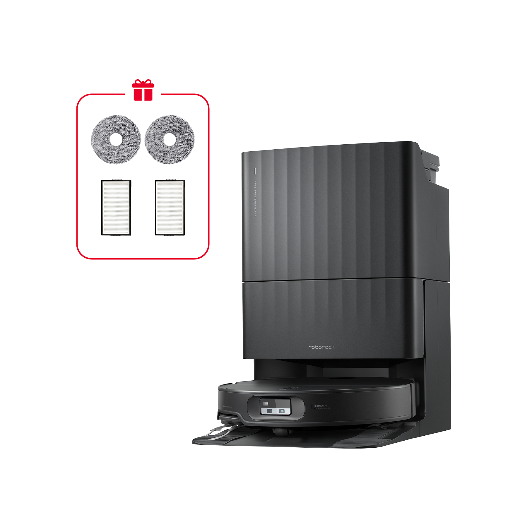 Image : ROBOROCK Qrevo Edge 2X - Robot Aspirateur Laveur