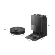 Image : ROBOROCK Qrevo S ProX Black - Robot Aspirateur Laveur