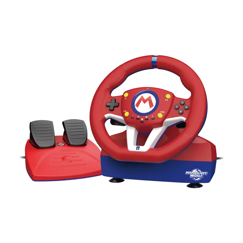 Image : HORI Mario Kart Racing Wheel Pro Mini - Volant + Pédalier