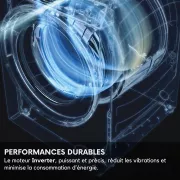 Image : HAIER BHA6SD696M6DB9-S - Lave linge séchant hublot encastrable