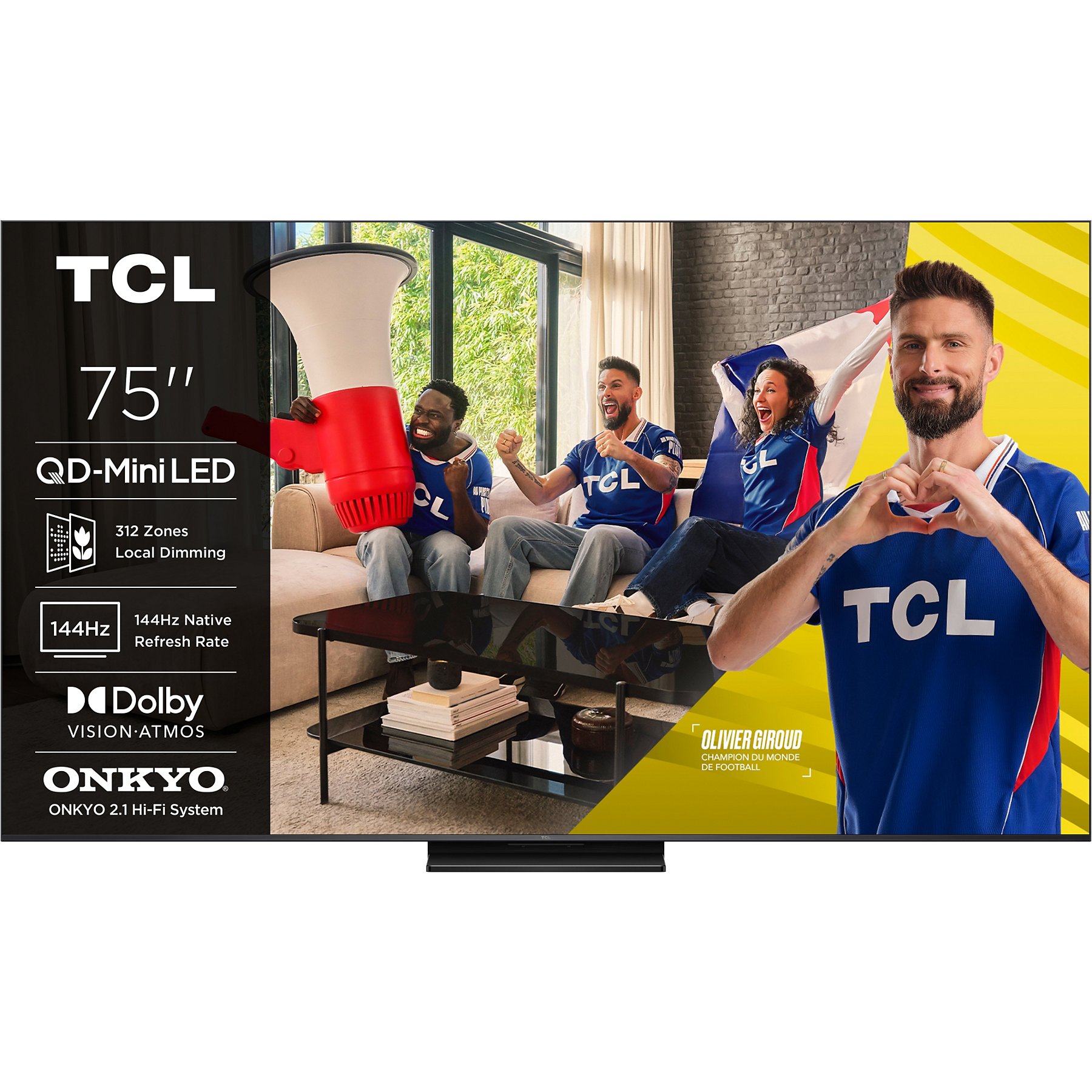 Image : TCL 75C69K PRO - TV QD-MiniLED  2026 - 75'
