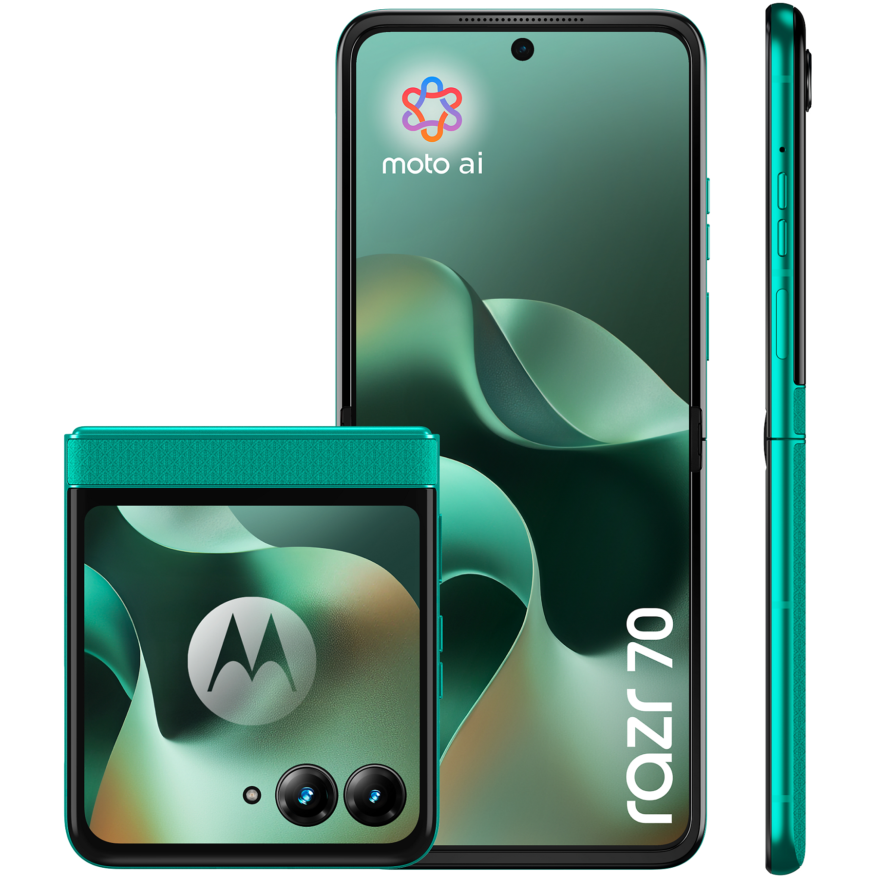 Image : MOTOROLA Razr 70 256Go Sporting green - Smartphone