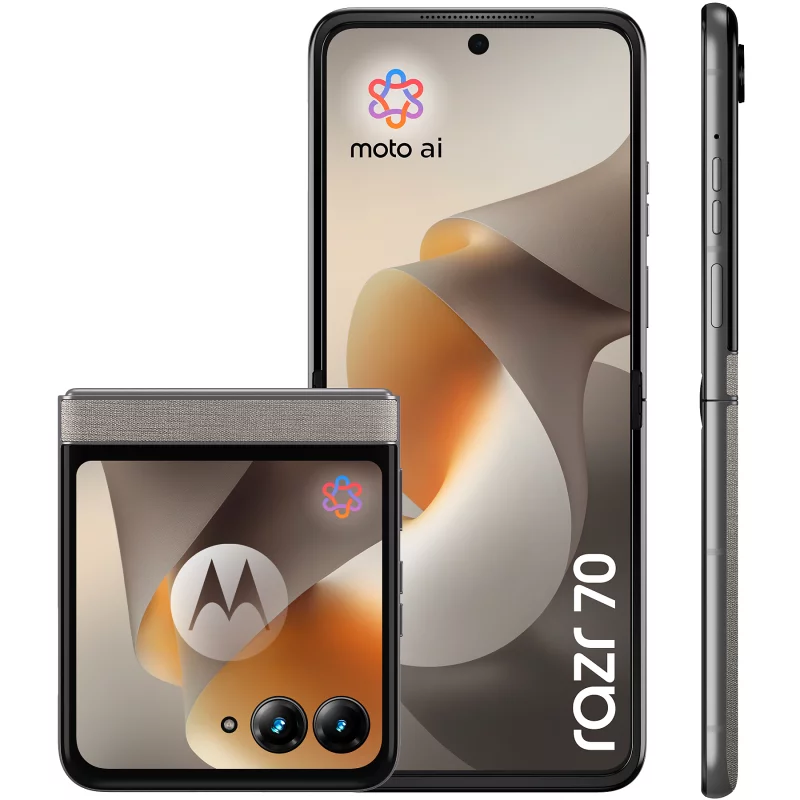 Image : MOTOROLA Razr 70 256Go Hematite - Smartphone
