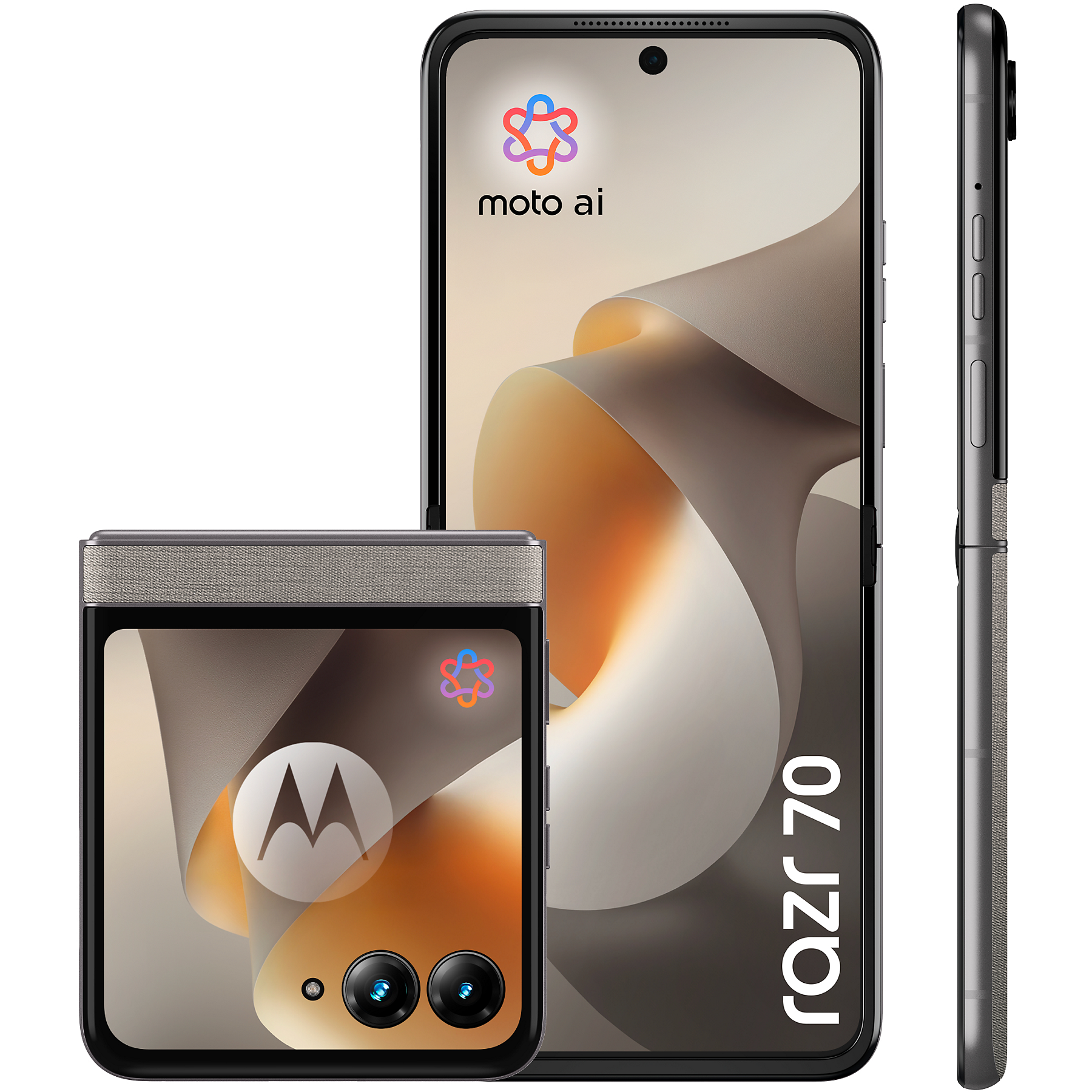 Image : MOTOROLA Razr 70 256Go Hematite - Smartphone