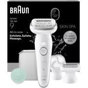 Image : BRAUN Legepil SES9-080 Silv Box MN - Epilateur