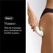 Image : BRAUN Legepil SES9-080 Silv Box MN - Epilateur