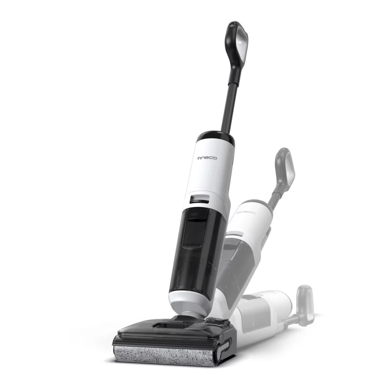 Image : TINECO Floor One S5 Max Black and White - Aspirateur laveur