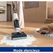 Image : TINECO Floor One S5 Max Black and White - Aspirateur laveur