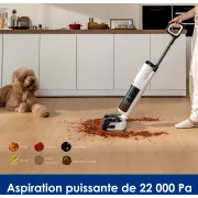 Image : TINECO Floor One S5 Max Black and White - Aspirateur laveur