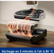 Image : TINECO Floor One S5 Max Black and White - Aspirateur laveur