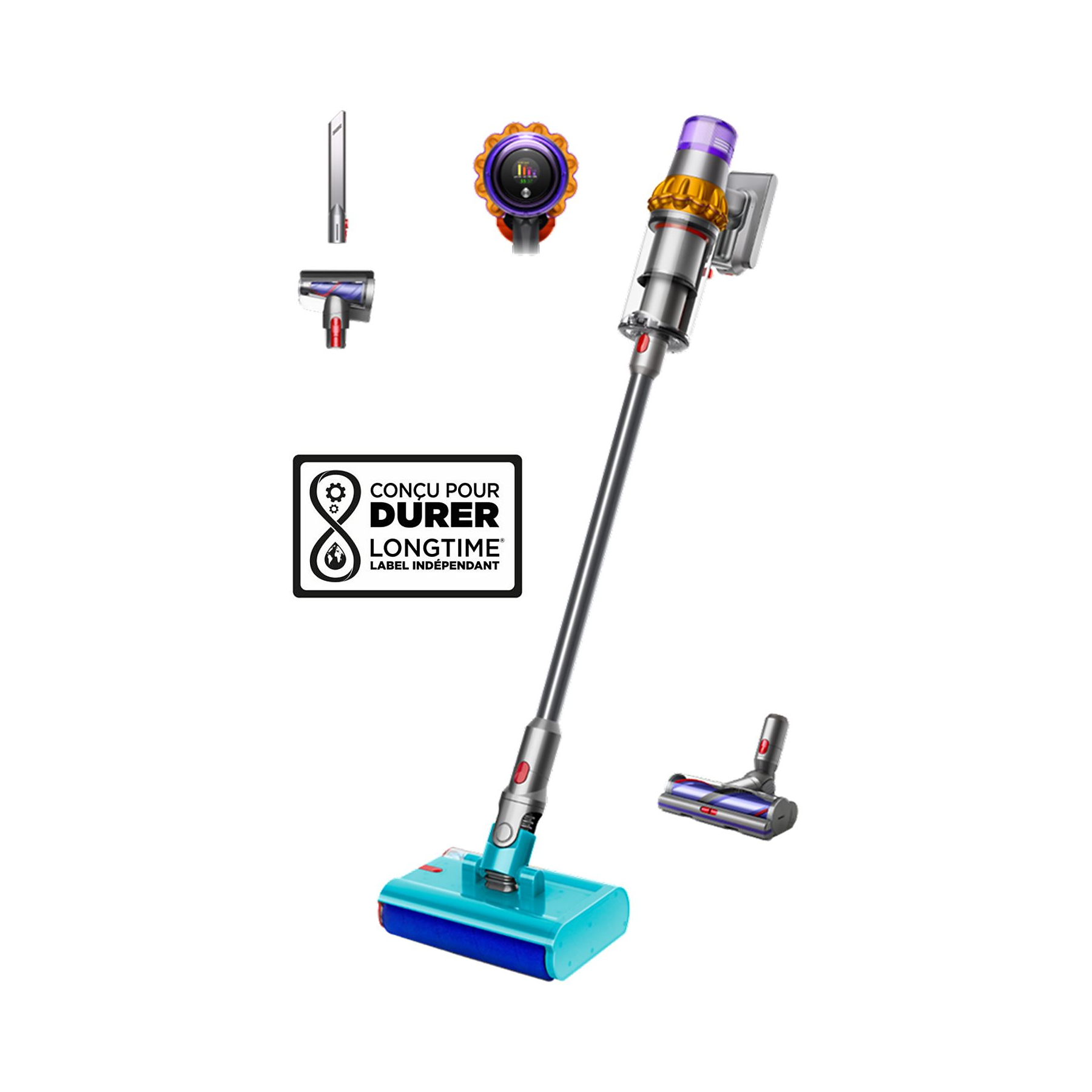 Image : DYSON V15 Detect Submarine - Aspirateur balai