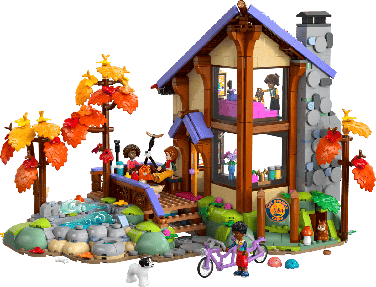 Image : LEGO 42705 La cabane chaleureuse dans la forêt - Friends